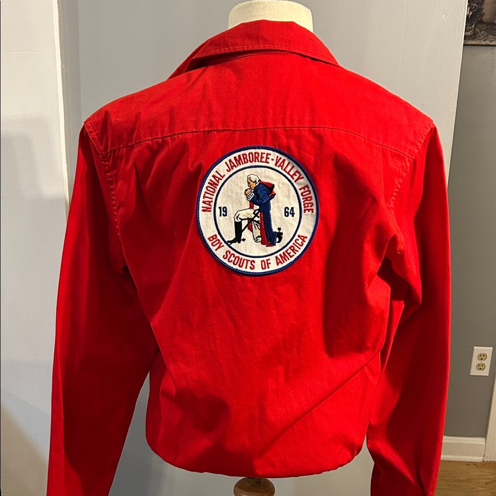 Vintage 1964 Jamboree Boy Scouts of America Jacket Valley Forge Original boys S